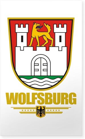 ملصق سيارة CafePress Wolfsburg مستطيل الشكل in Kuwait