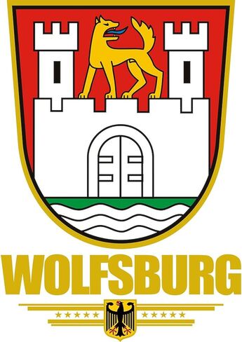 ملصق سيارة CafePress Wolfsburg مستطيل الشكل in Kuwait