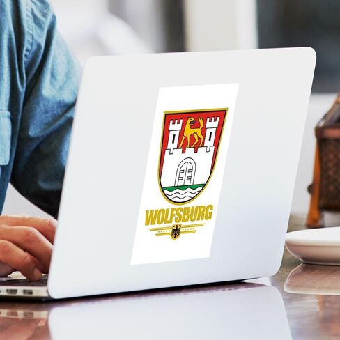 ملصق سيارة CafePress Wolfsburg مستطيل الشكل in Kuwait