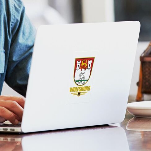 ملصق سيارة CafePress Wolfsburg مستطيل الشكل in Kuwait