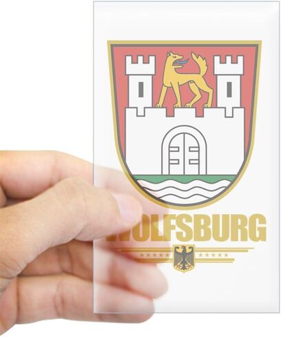 ملصق سيارة CafePress Wolfsburg مستطيل الشكل in Kuwait