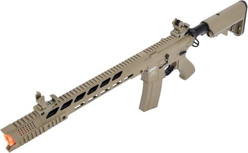 مجموعة Lancer التكتيكية Gen 2 Proline Combo من الفولاذ الكامل Airsoft M4 SPR Interceptor AEG مع مشغل سريع وMosfet (يشمل البطارية والشاحن) in Saudi Arabia