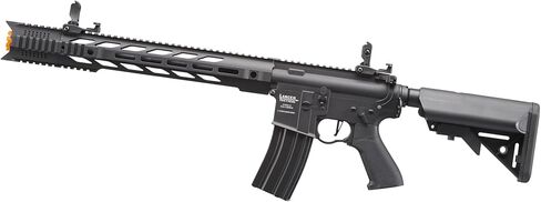 مجموعة Lancer التكتيكية Gen 2 Proline Combo من الفولاذ الكامل Airsoft M4 SPR Interceptor AEG مع مشغل سريع وMosfet (يشمل البطارية والشاحن) in Kuwait