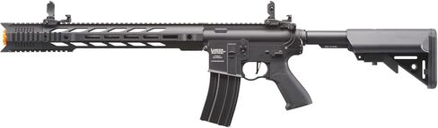 مجموعة Lancer التكتيكية Gen 2 Proline Combo من الفولاذ الكامل Airsoft M4 SPR Interceptor AEG مع مشغل سريع وMosfet (يشمل البطارية والشاحن) in Kuwait