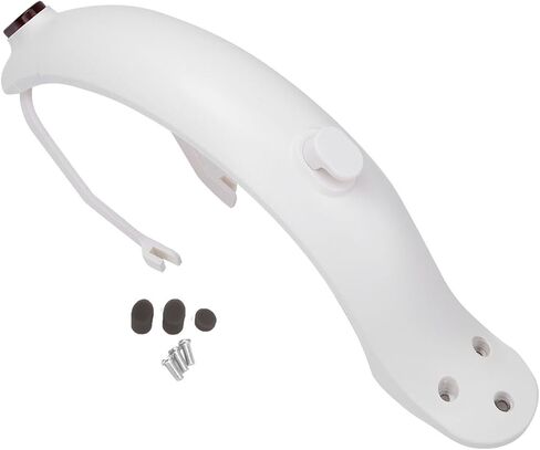 Scooter Rear Fender, Rear Mudguard Fender Bracket with Taillight and Hook for Mijia M365 Electric Scooter in Saudi Arabia