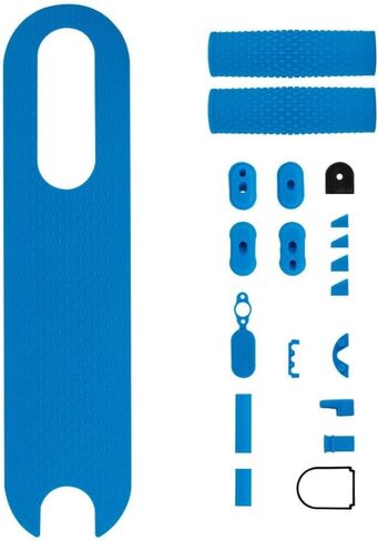Electric Scooter Rubber Foot Pads, Non Slip Soft Handlebar Grip Pedal Set For Xiaomi For M365 Commuters Scooter Accessories(Red) in Saudi Arabia