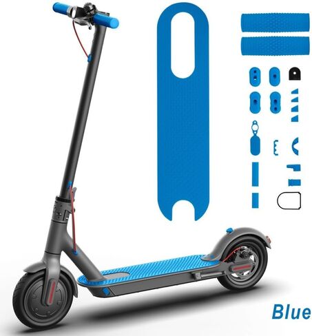 Electric Scooter Rubber Foot Pads, Non Slip Soft Handlebar Grip Pedal Set For Xiaomi For M365 Commuters Scooter Accessories(Red) in Saudi Arabia