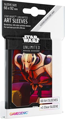 أكمام فنية خطيرة عامة من Star Wars Unlimited - حزمة مرخصة رسميًا مكونة من 60 أكمام فنية و1 غلاف شفاف، حجم مثالي لألعاب Star Wars Unlimited وغيرها من ألعاب TCG وLCG، مصنوعة بواسطة Gamegenic in Kuwait