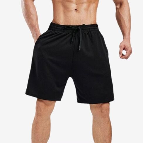 Quick Dry Loose-Fit Athletic Shorts for Men, Lightweight Running Workout Gym with Pockets in Saudi Arabia