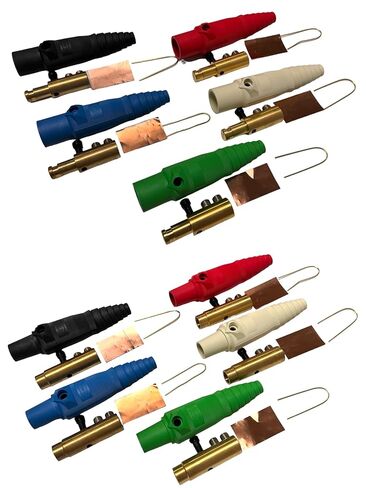 مجموعة Camlock 10 قطع للذكور والإناث من Hubbell، السلسلة 16 400AMP، 600V in Kuwait