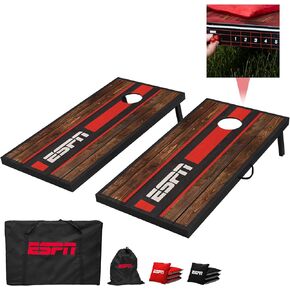 تتضمن مجموعة ألواح كورنهول من ESPN أكياس فول وحقيبة سفر، مثالية لألعاب الأطفال والألعاب العائلية والألعاب الخارجية in Kuwait