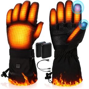 AYEAH Rechargeable Heated Gloves with 3 Heat Settings for Winter Outdoor Work Hunting Camping Snowboarding Hiking in Saudi Arabia