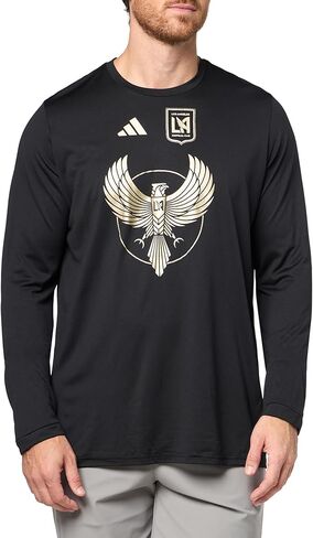 adidas Mens Los Angeles Fc Pre-Game Long Sleeve T-Shirt in Kuwait