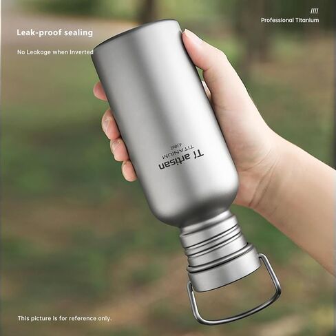 Titanium Water Bottle Sport Bottle Ultralight Leakproof for Outdoor Camping Hiking (750ml) in Saudi Arabia