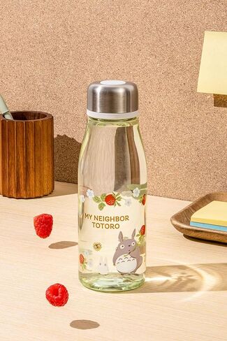 My Neighbor Totoro Direct Drinking Plastic Water Bottle with infuser 16.91oz- Rasberry in Kuwait