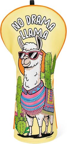 Funny Golf Club Head Cover Driver Headcover Fairway Wood Headcover Hybrid Club Head Cover Alpaca in Saudi Arabia
