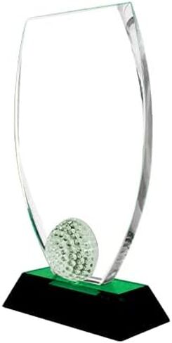 Crystal Golf Trophies, 9 1/2" Custom Engraved Hole in One Golf Trophy Award Prime in Saudi Arabia