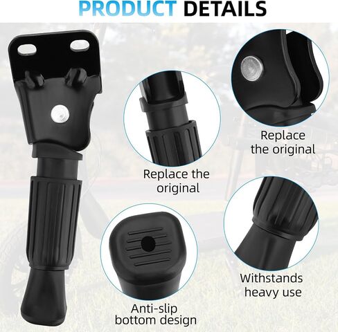 مسند Jerbor OEM لدراجات Gyroor C1/C1S/C1 Pro/C1 Plus/X2 E-Scooters، حامل ركلة من سبائك الألومنيوم السميك عالي المتانة لدراجات Gyroor C1S E-Scooters OEM in Saudi Arabia