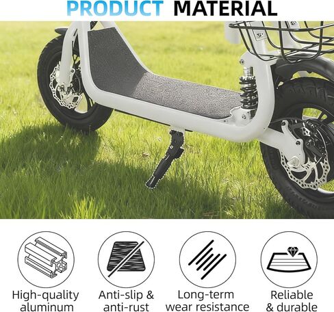 مسند Jerbor OEM لدراجات Gyroor C1/C1S/C1 Pro/C1 Plus/X2 E-Scooters، حامل ركلة من سبائك الألومنيوم السميك عالي المتانة لدراجات Gyroor C1S E-Scooters OEM in Saudi Arabia