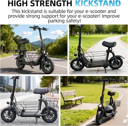 مسند Jerbor OEM لدراجات Gyroor C1/C1S/C1 Pro/C1 Plus/X2 E-Scooters، حامل ركلة من سبائك الألومنيوم السميك عالي المتانة لدراجات Gyroor C1S E-Scooters OEM in Saudi Arabia