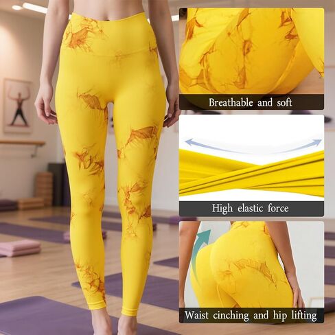 Womens High Waist Seamless Butt Lifting Leggings Compression Yoga Pants for Gym Running and Everyday Wear in Saudi Arabia