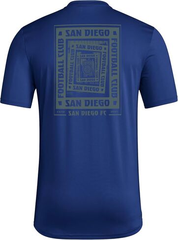 adidas Men's San Diego Fc Local Warp Pre-Game Short Sleeve T-Shirt in Kuwait