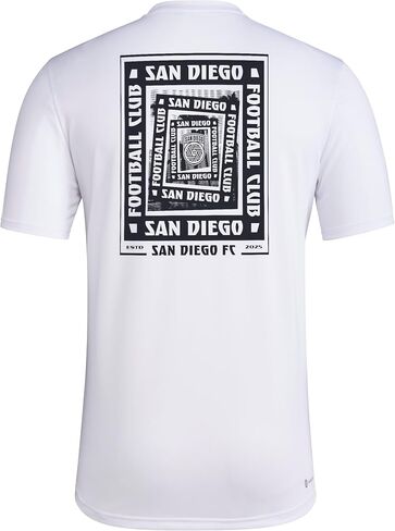 adidas Men's San Diego Fc Local Warp Pre-Game Short Sleeve T-Shirt in Kuwait