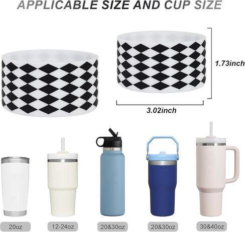 قطعة واحدة من غطاء الحذاء السيليكون الواقي 12oz-40oz لستانلي 40 أونصة، قارورة مائية، أوالا، يتي، حديث بسيط، قارورة حديدية ملحقات سفلية واقية in Saudi Arabia