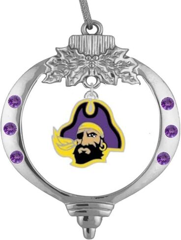 East Carolina Shiny Christmas Tree Ornament in Saudi Arabia