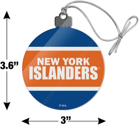 GRAPHICS & MORE NHL New York Islanders Logo Acrylic Christmas Tree Holiday Ornament in Saudi Arabia