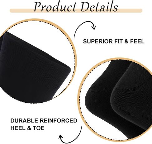 Men's Dress Socks, 6 Pair Cotton Crew Socks Cushioned Moisture Wicking for Work Hiking Walking Outdoor in Saudi Arabia