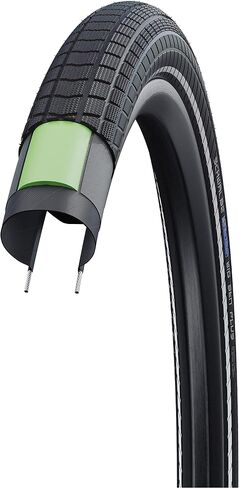 Schwalbe Unisex's Big Ben Plus Perf, GreenGuard, Snakeskin Tyres, Black, 50-622 in Saudi Arabia