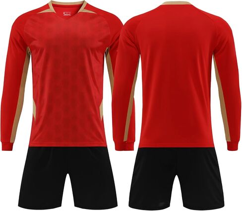 Long-Sleeved Soccer Jersey Suit Jersey Uniform Custom Personalized Set of Men and Women Youth Adult Team Name in Saudi Arabia