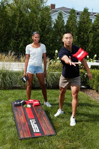 تتضمن مجموعة ألواح كورنهول من ESPN أكياس فول وحقيبة سفر، مثالية لألعاب الأطفال والألعاب العائلية والألعاب الخارجية in Kuwait