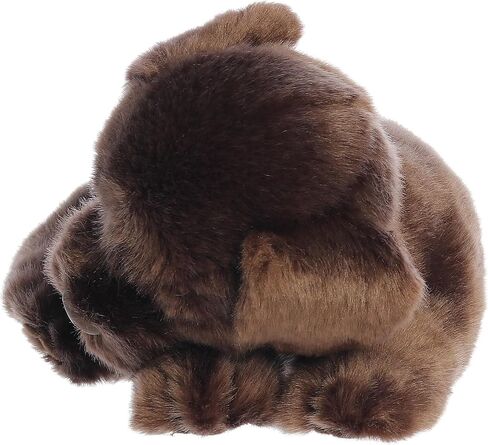 حيوان محشو من Aurora® Adorable Miyoni® Tots Sleepy Chocolate Lab Pup - تفاصيل نابضة بالحياة تجعل رفيقًا عزيزًا - مثالي لتزيين غرف النوم أو الفصول الدراسية - 10 بوصات in Saudi Arabia