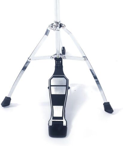 حامل Ktaxon Cymbal Stand Hi-Hat مع ارتفاع قابل للتعديل 25.6"-43.4"، إطار من الفولاذ المقاوم للصدأ الفاخر، أرجل مزدوجة الدعامات، أقدام مطاطية in Kuwait
