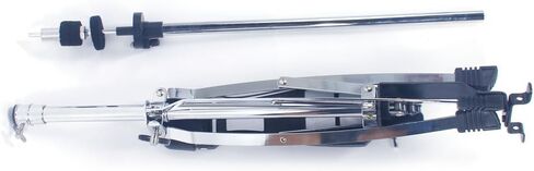 حامل Ktaxon Cymbal Stand Hi-Hat مع ارتفاع قابل للتعديل 25.6"-43.4"، إطار من الفولاذ المقاوم للصدأ الفاخر، أرجل مزدوجة الدعامات، أقدام مطاطية in Kuwait