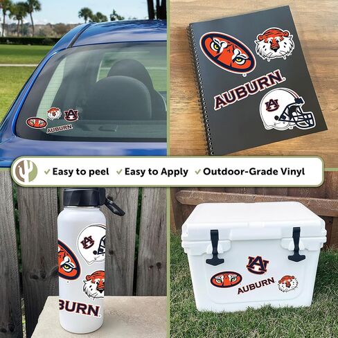 Desert Cactus Auburn University Sticker Tigers War Eagle Sticker Vinyl Decals Laptop Water Bottle Car T2 (Type 2-3) in Saudi Arabia