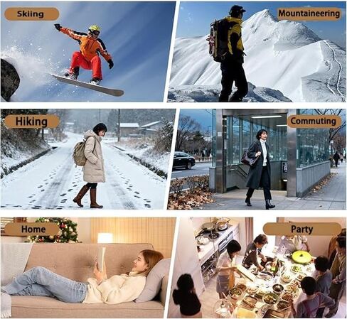 Wool Hiking Socks Thermal Warm Crew Winter Boot Sock For Men & Women 1pairs in Saudi Arabia