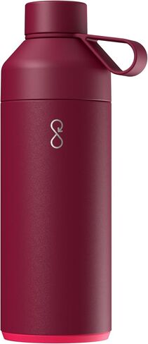Ocean Bottle Big 34 oz | Stainless Steel Water Bottle | Reusable & Sustainable | Keeps Drinks Cold & Hot | Eco Friendly Gift (Maroon Dusk) in Kuwait