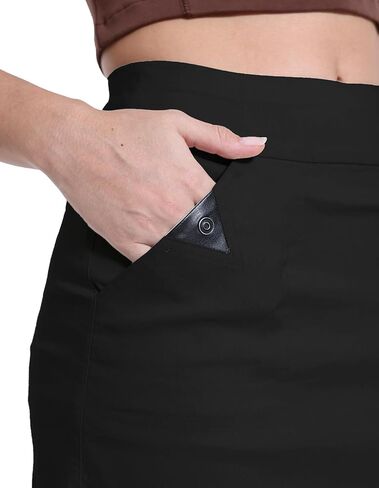 Women's Golf Skorts with 3 Pockets High Waist Stretch Athletic Golf Skirts Built-in Shorts, UPF 50+ Tennis Skirt in Saudi Arabia