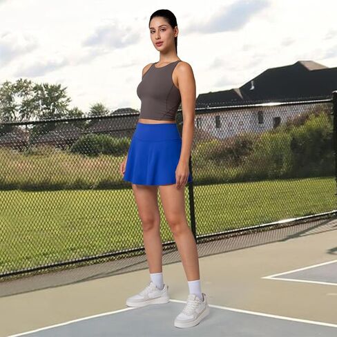 Women's Tennis Skorts Athletic Skirts with Inner Shorts in Saudi Arabia