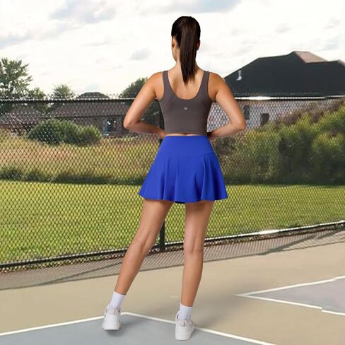 Women's Tennis Skorts Athletic Skirts with Inner Shorts in Saudi Arabia
