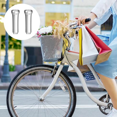 150 PCS Bike Cable End Caps - Aluminum Alloy Brake & Derailleur Cable Crimps for Road & Mountain Bicycles, Silver Bicycle Cables Tip & Wire End Caps, Bikes Wire End Cap Shifter Crimp Cables Ends in Kuwait