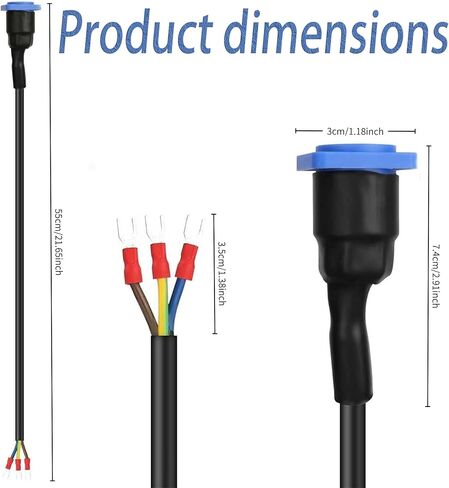 maywilla powercon المدخلات الإناث لوحة جبل إلى y الأشياء بأسمائها الحقيقية التوصيل الحبل 16awg 20a / 250v 3 دبوس التيار المتناوب السلطة جاك scoket الهيكل إلى شوكة الأشياء بأسمائها الحقيقية تمديد كابل المحطة الطرفية للمرحلة ضوء أدى موصل-1.64ft in Kuwait