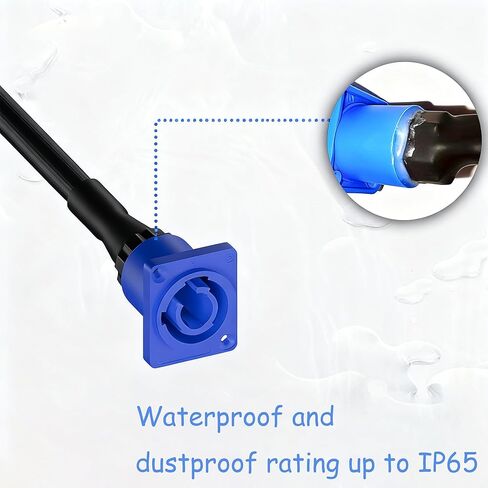 maywilla powercon المدخلات الإناث لوحة جبل إلى y الأشياء بأسمائها الحقيقية التوصيل الحبل 16awg 20a / 250v 3 دبوس التيار المتناوب السلطة جاك scoket الهيكل إلى شوكة الأشياء بأسمائها الحقيقية تمديد كابل المحطة الطرفية للمرحلة ضوء أدى موصل-1.64ft in Kuwait