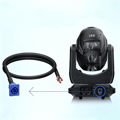 maywilla powercon المدخلات الإناث لوحة جبل إلى y الأشياء بأسمائها الحقيقية التوصيل الحبل 16awg 20a / 250v 3 دبوس التيار المتناوب السلطة جاك scoket الهيكل إلى شوكة الأشياء بأسمائها الحقيقية تمديد كابل المحطة الطرفية للمرحلة ضوء أدى موصل-1.64ft in Kuwait