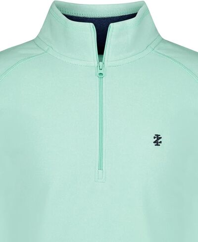 IZOD boys Long Sleeve Polar Fleece Quarter-zip Pullover Jacket in Saudi Arabia
