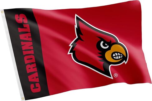Desert Cactus University of Louisville Flag Cardinals U of L Cards Banners 100% Polyester Indoor Outdoor 3x5 feet Flags (Team Name) in Saudi Arabia