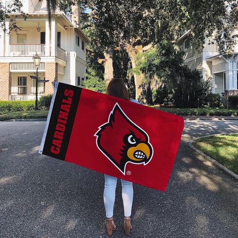 Desert Cactus University of Louisville Flag Cardinals U of L Cards Banners 100% Polyester Indoor Outdoor 3x5 feet Flags (Team Name) in Saudi Arabia